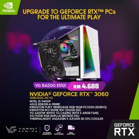 Variation Product Test – VG Razoo Gaming PC Desktop Full Set – E552I